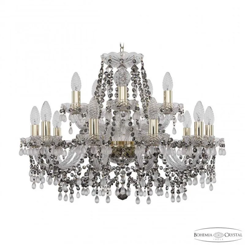 Подвесная люстра Bohemia Ivele Crystal 1410 1410/10+5/240 G V0300 R731