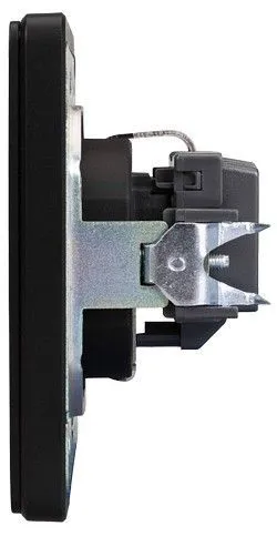 Розетка с заземлением и со шторкой, без рамки Kranz ROUND KR-78-0701-3