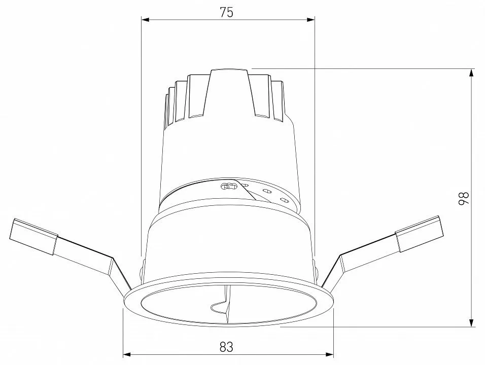Встраиваемый светильник Elektrostandard Inline a064612