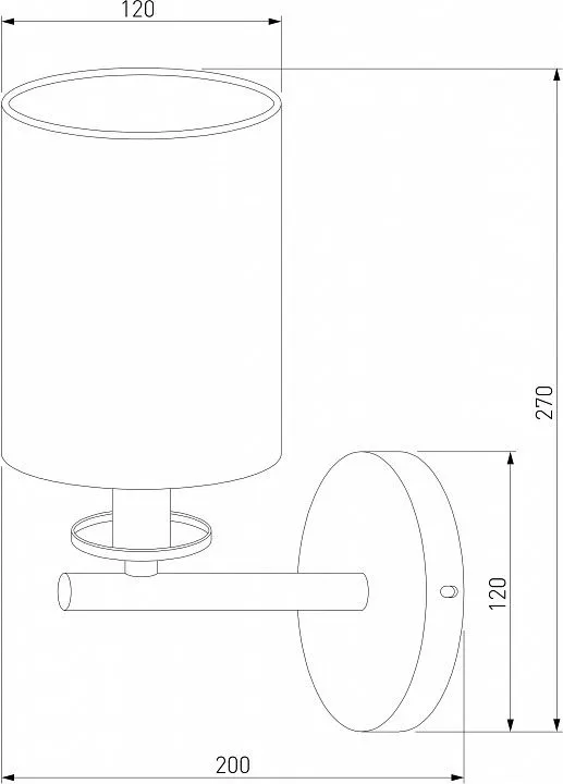 Бра Eurosvet Caprera 60146/1 латунь