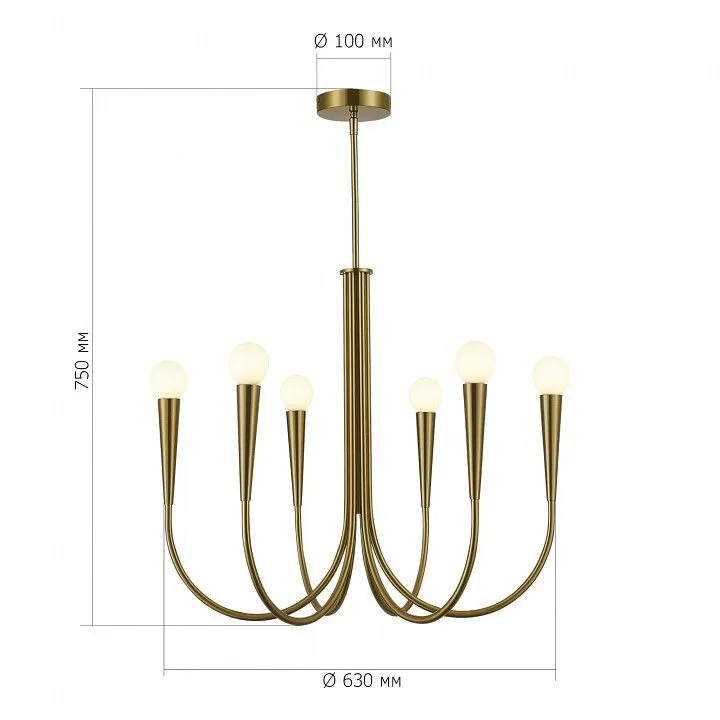 Люстра на штанге ST-Luce Dutchess SL1243.303.06