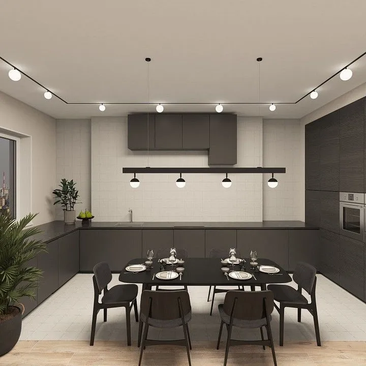 Светильник на штанге Denkirs SMART MOON DK8050-BK Светильник на штанге Denkirs SMART MOON DK8050-BK