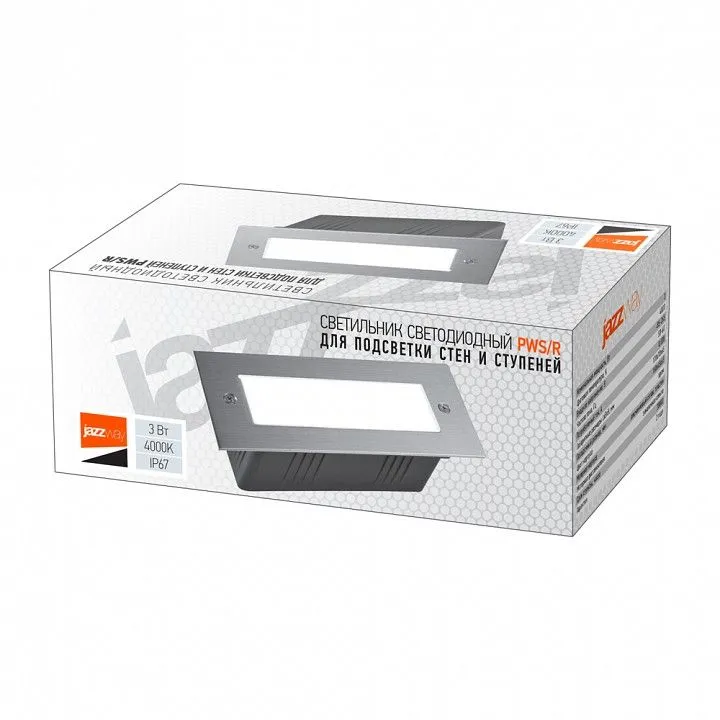 Встраиваемый светильник Jazzway  PWS/R S170070 3W 4000K 30° Сhrome IP65