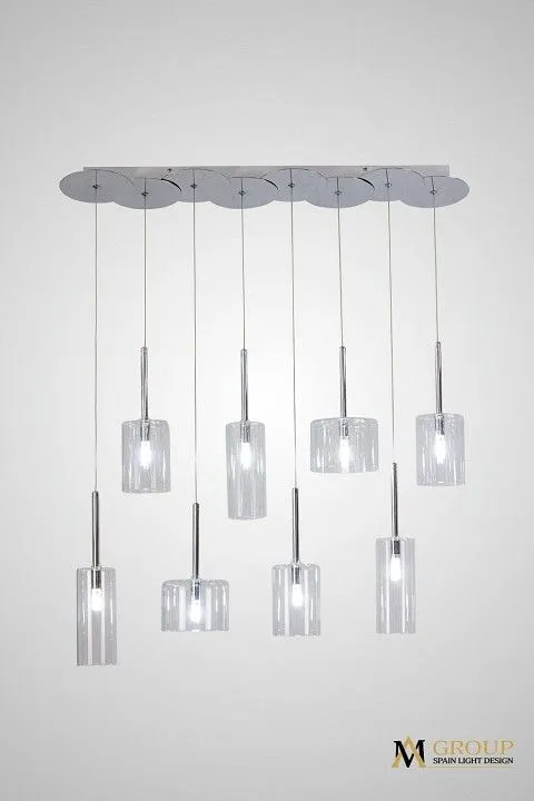 Подвесная люстра AM-Group AM355 AM355-8CLEAR