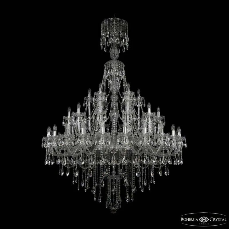 Подвесная люстра Bohemia Ivele Crystal 1415 1415/24+12+6/530/XL-210 Ni