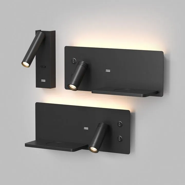Бра с подсветкой Denkirs CHARGELUX DK5093-BK