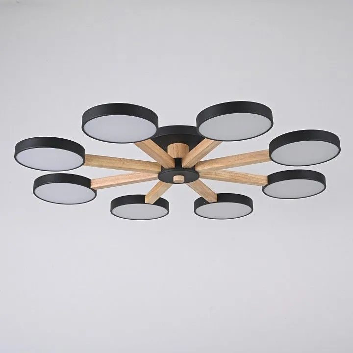 Люстра на штанге Imperiumloft TURNA Black TURNA01