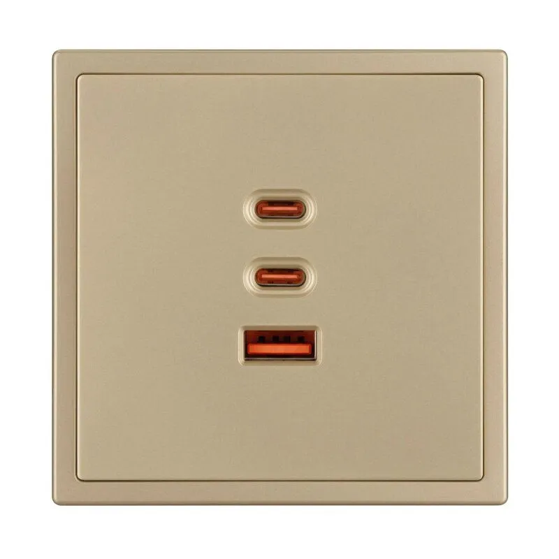 Механизм розетки 2хUSB type A и C Arlight NOBE 061836