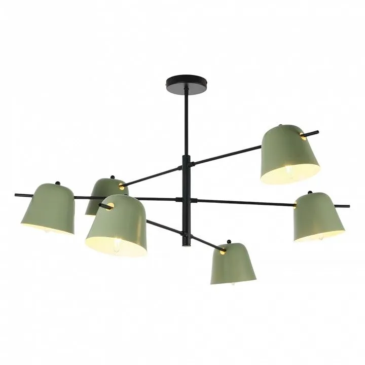 Люстра на штанге MyFar Clementine MR2281-6С