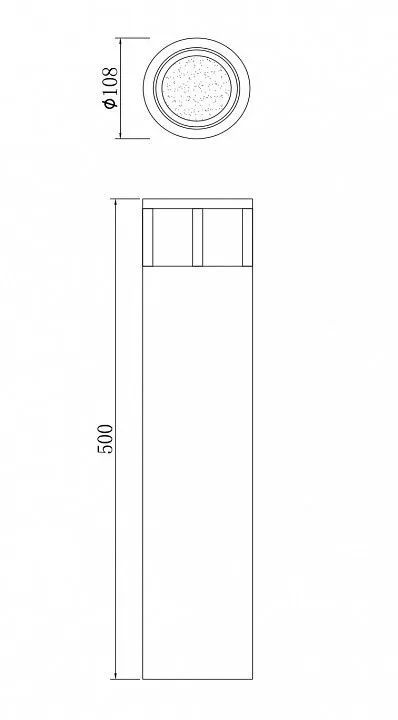 Наземный низкий светильник Maytoni Outdoor Улица Уолсли O011FL-L6B