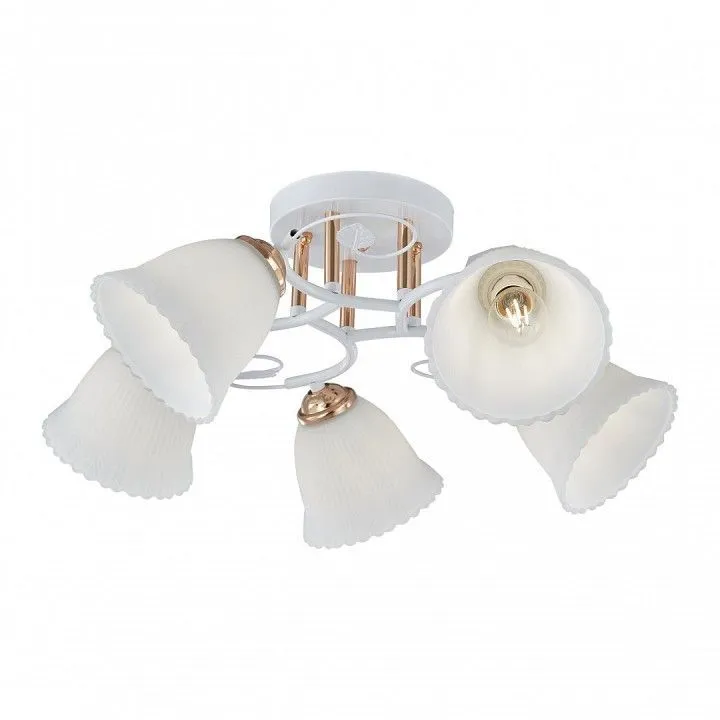 Потолочная люстра Arte Milano AMALFI-325395 325395/5A WH+FG