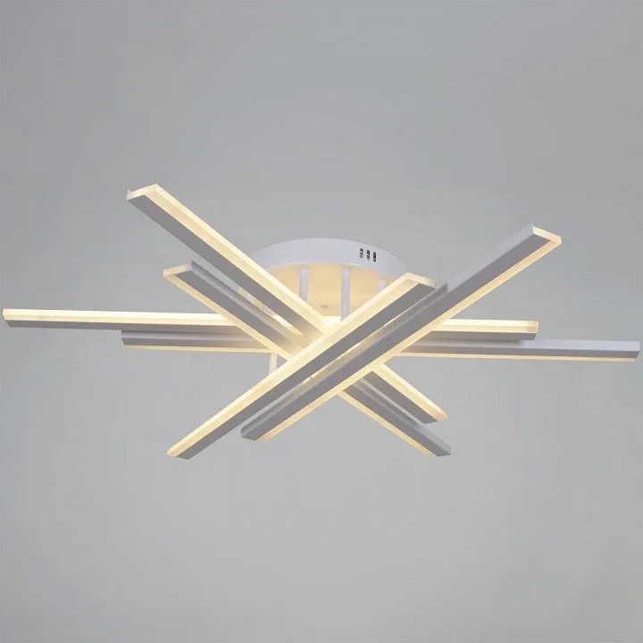 Люстра на штанге Reluce  16090-0.3-06 BK/WH