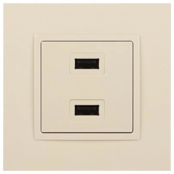 Розетка 2хUSB type A без рамки Эра Эра Elegance 14-4110-02