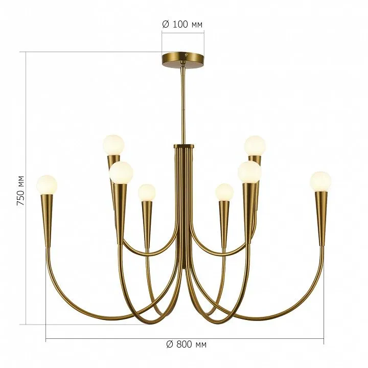 Люстра на штанге ST-Luce Dutchess SL1243.303.09