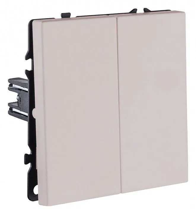 Выключатель двухклавишный без рамки Kollinger Eclipse EC-025CM