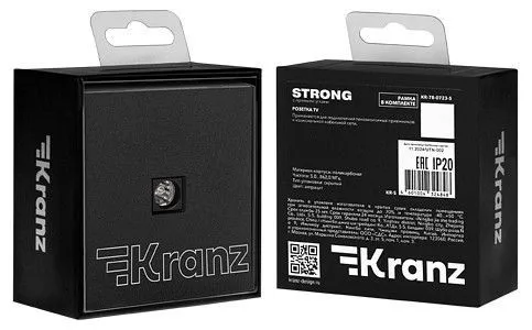 ТВ-розетка оконечная без рамки Kranz STRONG KR-78-0723-5