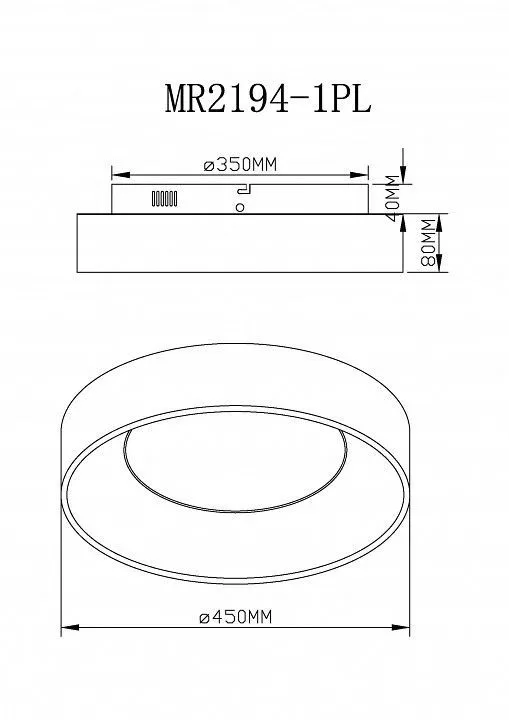 Накладной светильник MyFar Shannon MR2194-1PL Накладной светильник MyFar Shannon MR2194-1PL
