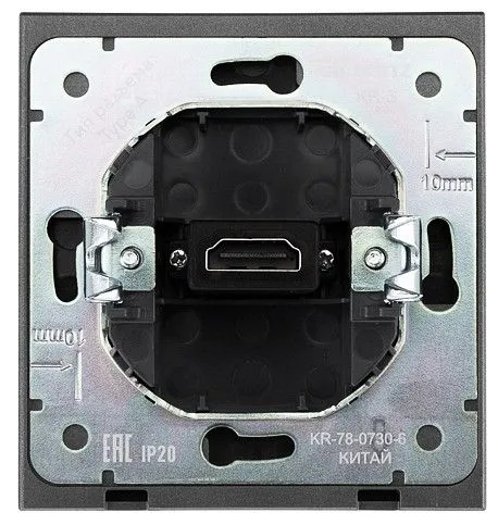Розетка HDMI без рамки Kranz STRONG KR-78-0730-6