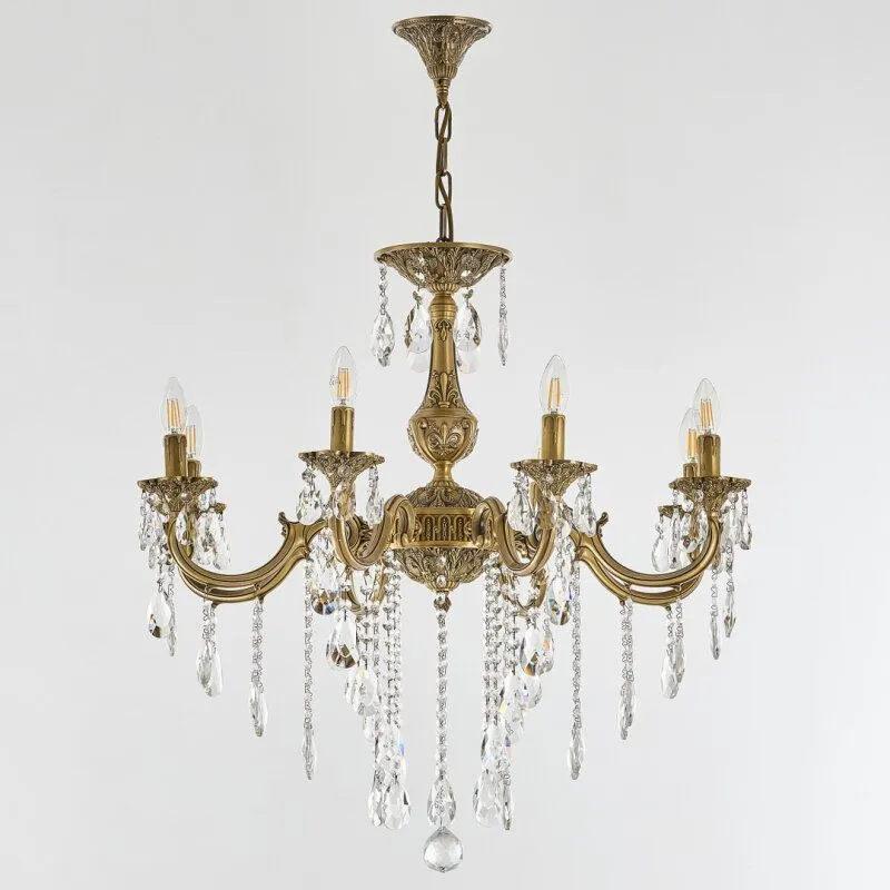 Подвесная люстра Bohemia Ivele Crystal AL7801 AL78101/8/250 B FP