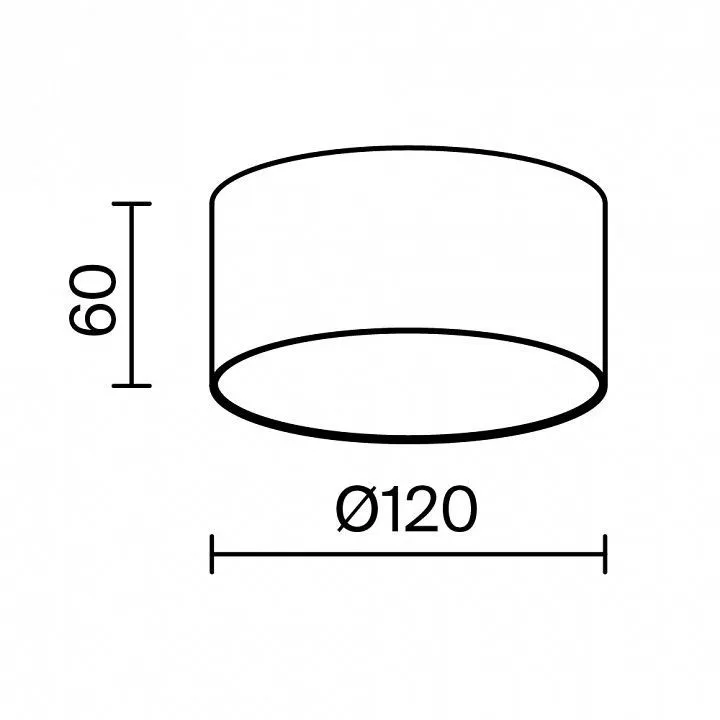 Накладной светильник Maytoni Technical Зон C032CL-12W3K-RD-MG