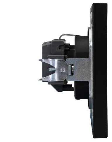 Розетка с заземлением и со шторкой, без рамки Kranz STRONG KR-78-0701-5