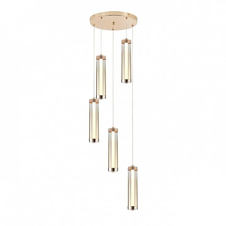 Подвесной светильник Indigo Rilucente 11061/5P Gold