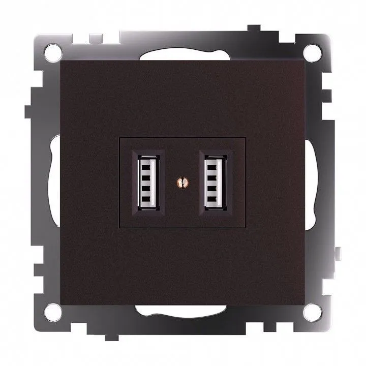 Розетка USB type A без рамки Stekker Катрин 49027