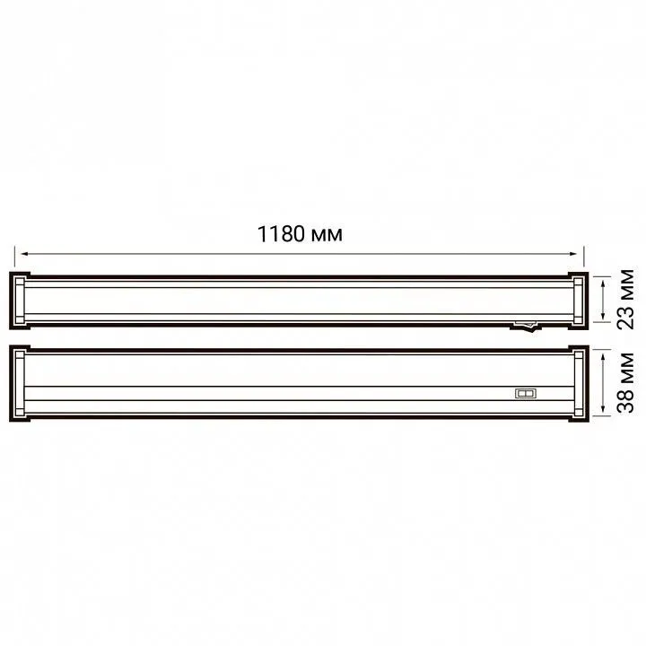 Накладной светильник Jazzway  PLED-T5i PL 1200 14W FR 6500K