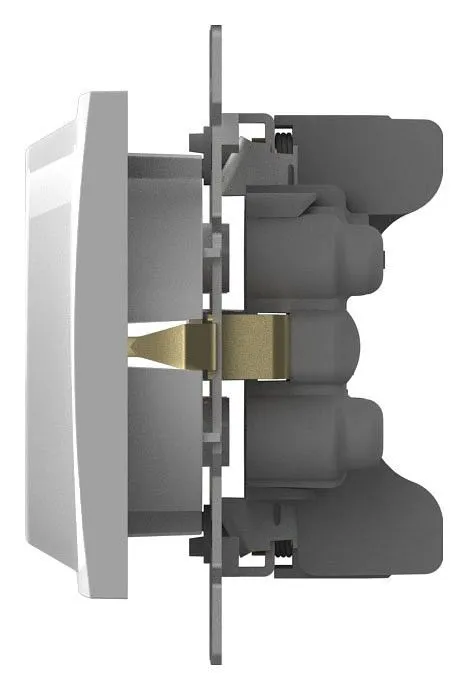 Розетка двойная с заземлением, без рамки Elbi Eleсtriс Zena Vega 609-015600-907