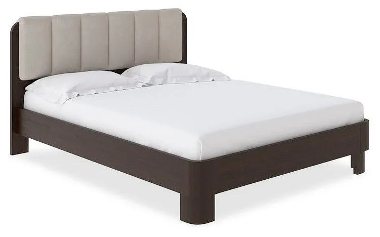 Кровать полутораспальная Орматек Wood Home 2 140-200 Кровать Wood Home 2 Венге (сосна) с брашированием/Diva Нюд (316) Кровать полутораспальная Орматек Wood Home 2 140-200 Кровать Wood Home 2 Венге (сосна) с брашированием/Diva Нюд (316)