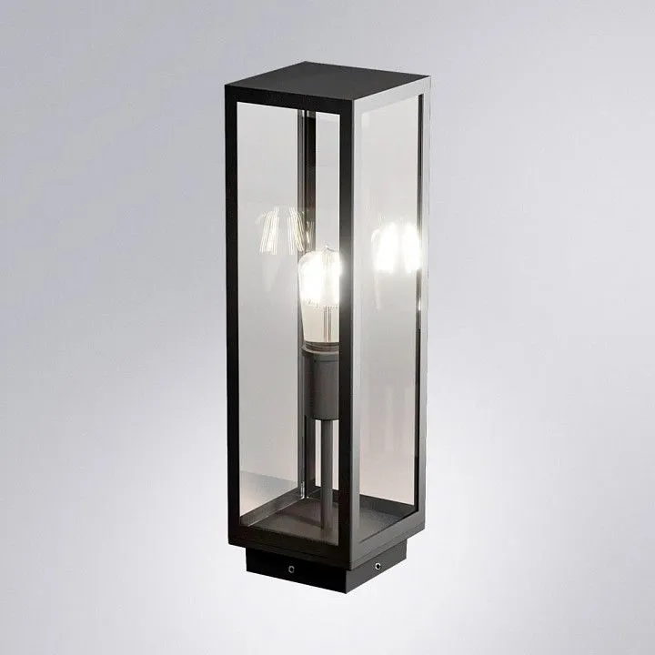 Наземный низкий светильник Arte Lamp Belfast A4569FN-1BK