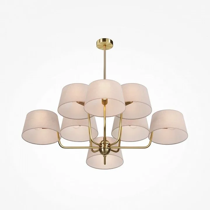 Люстра на штанге Maytoni Модесто MOD360PL-08BS