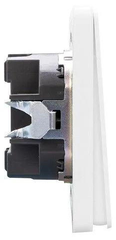 Выключатель двухклавишный с подсветкой без рамки Kranz ROUND KR-78-0714-1