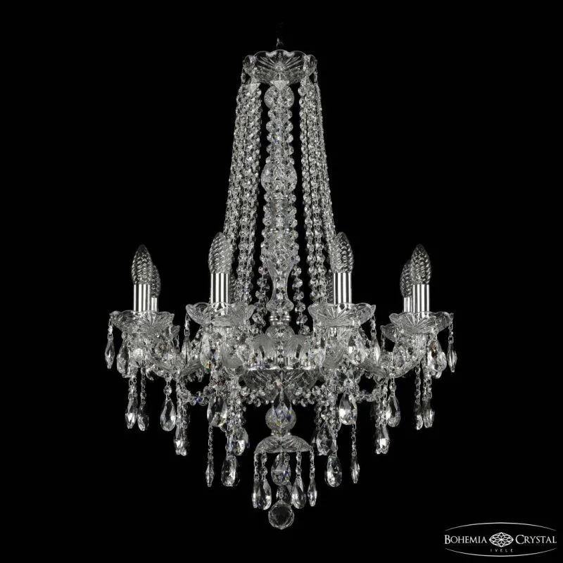 Подвесная люстра Bohemia Ivele Crystal 1415 1415/8/200/h-76 Ni