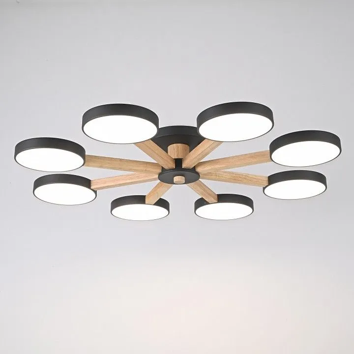 Люстра на штанге Imperiumloft TURNA Black TURNA01