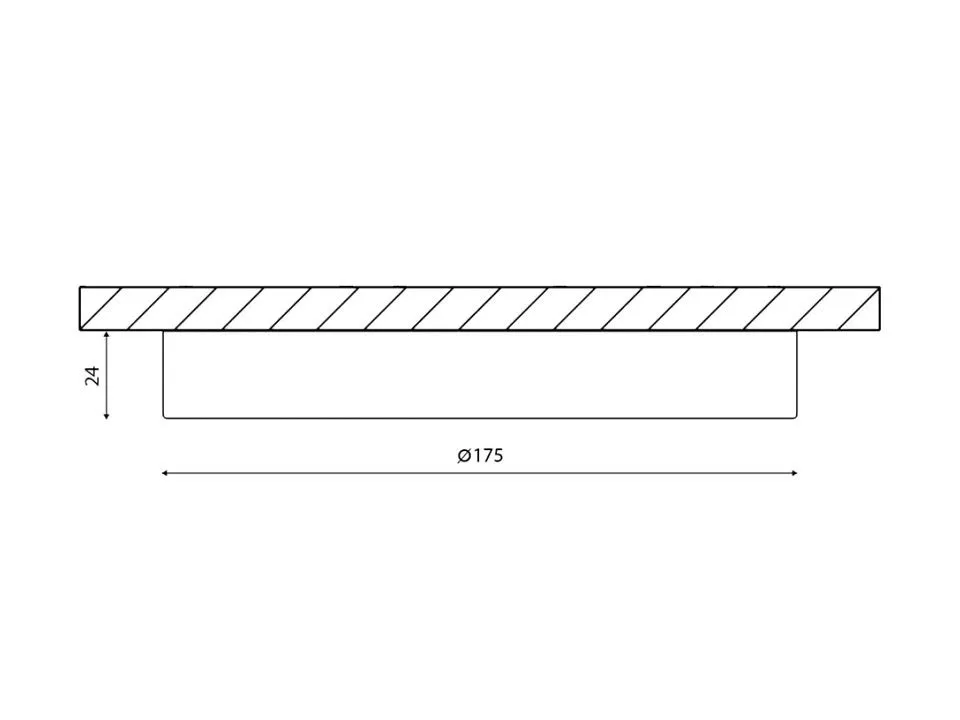 Накладной светильник DesignLed KH KH-R175-15-NW