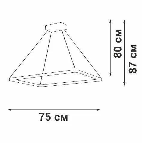 Подвесной светильник Vitaluce V2704 V2704-0/1S