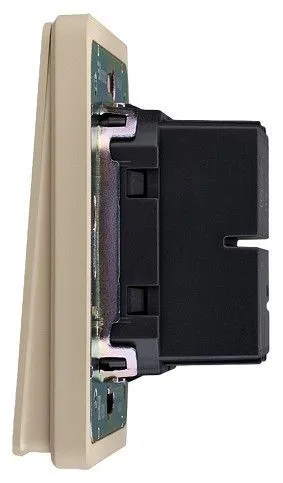 Переключатель перекрестный двухклавишный без рамки Kranz ROUND KR-78-0733-7