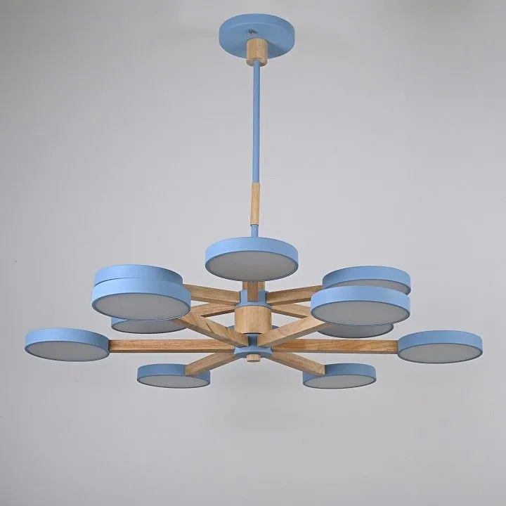 Люстра на штанге Imperiumloft TURNA Blue TURNA-DBL01