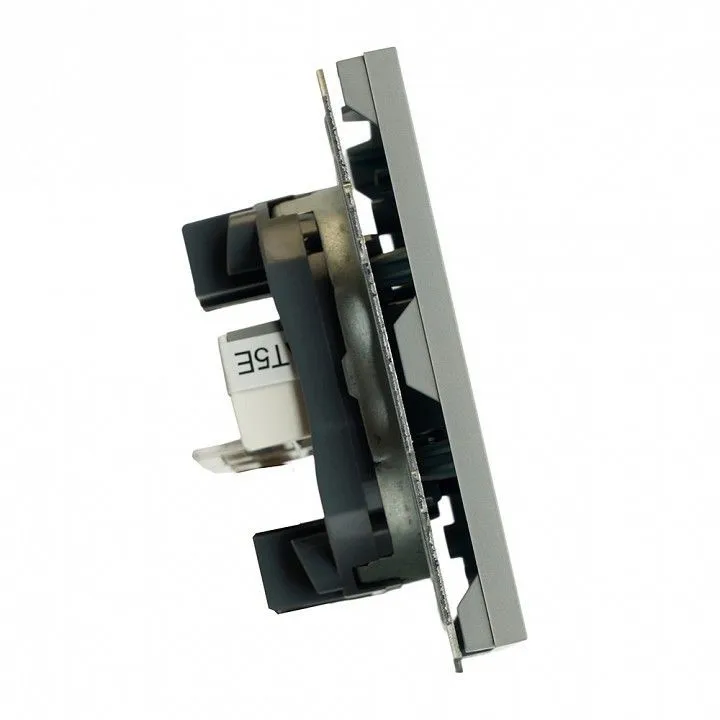 Розетка двойная Ethernet RJ-45 без рамки Stekker Эмили 49952