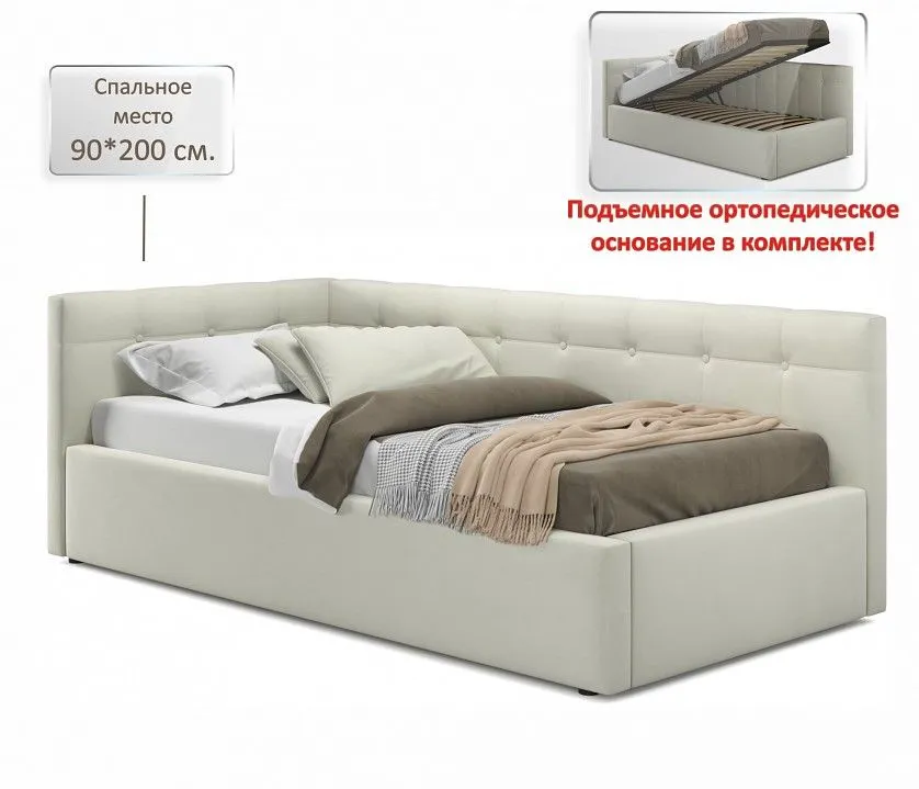 Кровать односпальная Bonna с матрасом PROMO 2000x900