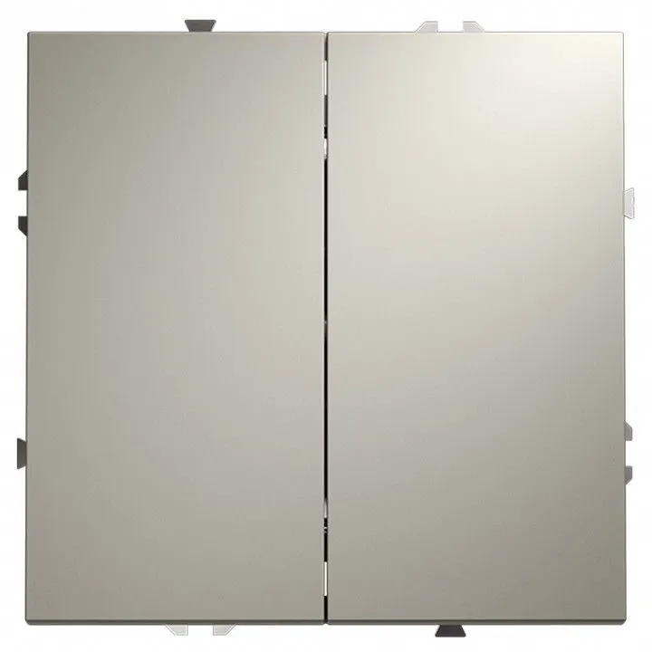Выключатель двухклавишный без рамки Voltum S70 VLS020603
