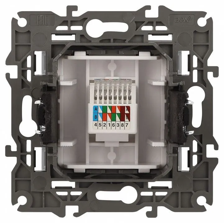 Розетка Ethernet RJ-45 без рамки Эра Эра Elegance 14-3107-03