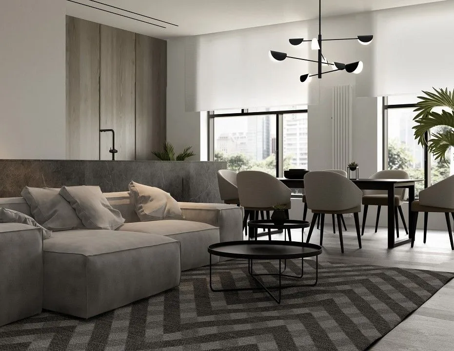 Люстра на штанге Maytoni Моллис MOD126PL-08B