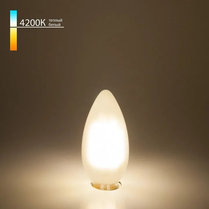 Лампа светодиодная Elektrostandard Свеча F E14 7Вт 4200K a049063