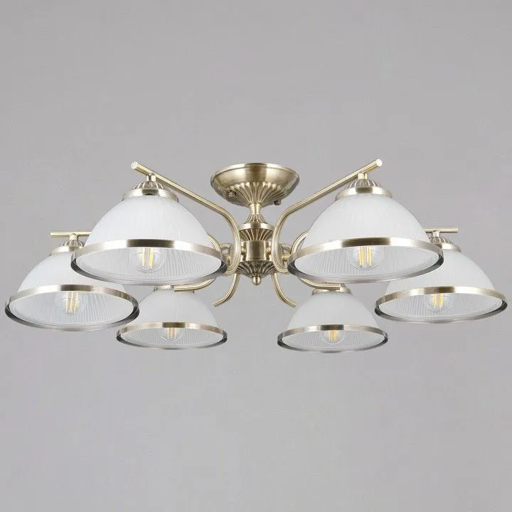 Люстра на штанге ILLUMICO  IL0891-6CSQ-26 AB ELITE