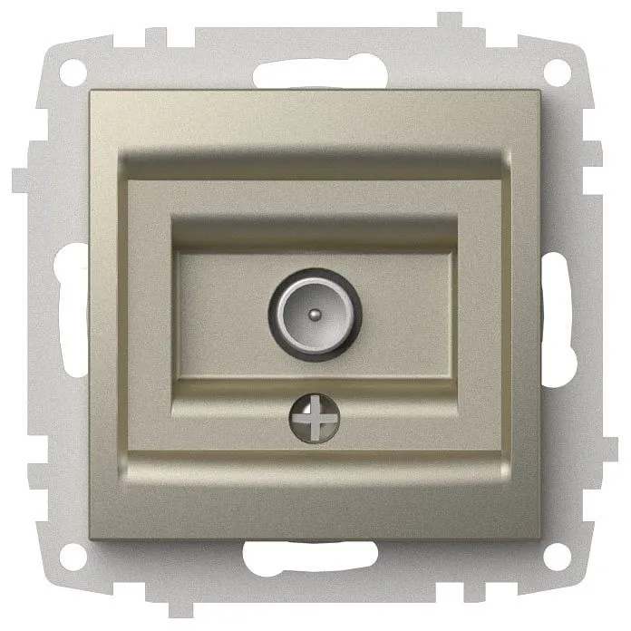 ТВ-розетка оконечная без рамки Elbi Eleсtriс Zena Vega 609-011400-273