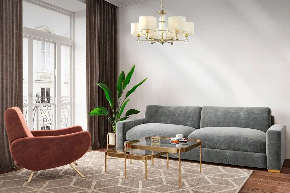 Подвесная люстра Maytoni Аллоро MOD088PL-06BS