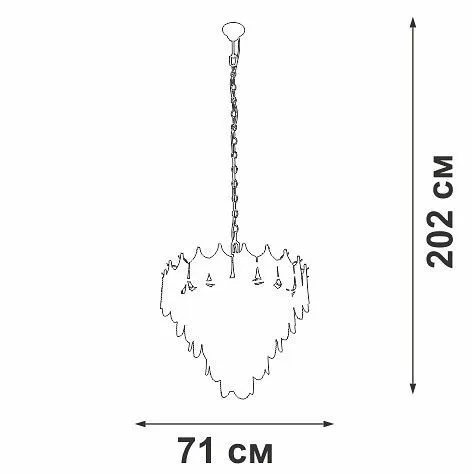 Подвесная люстра Vitaluce V5813 V5813-8/17