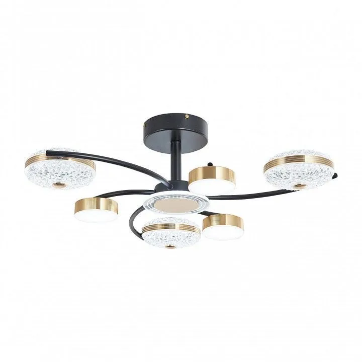 Люстра на штанге Arte Milano Ferrara-72069 279169/3+3 BK/GD